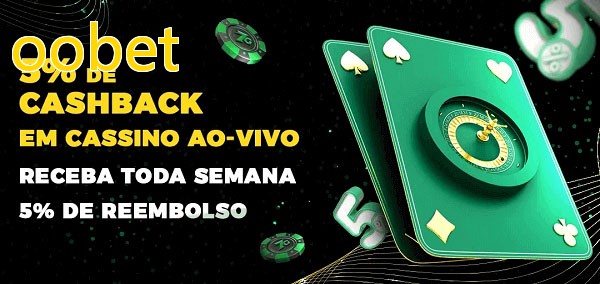 Promoções do cassino ao Vivo oobet